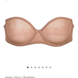 Skims Mesh Foundations Strapless Convertible Bra Sold Out Sienna